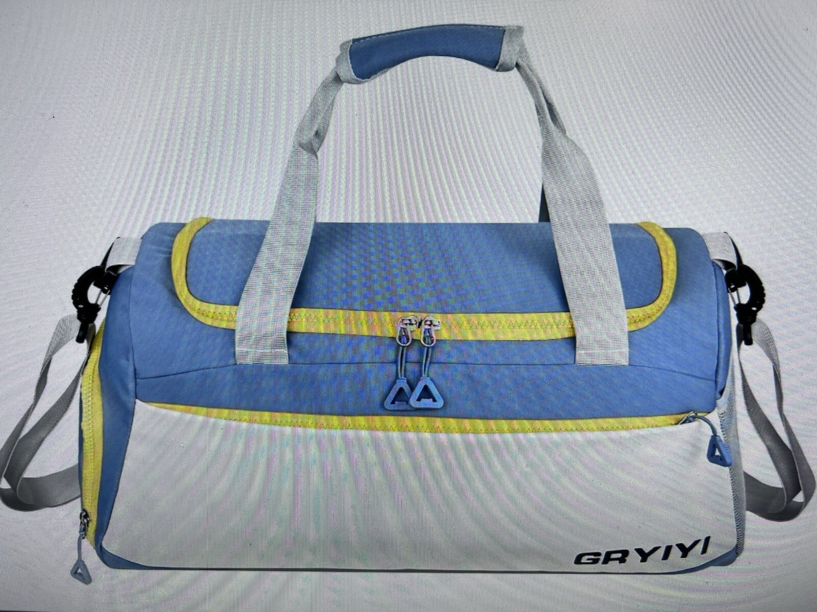 Gym Bag for Women or Men Travel Duffel Bag with Wet Pocket and Shoes C…