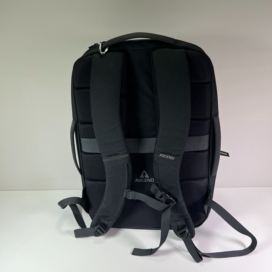 Cabela’s Bass Pro Shops ASCEND Priority 40 Expandable Commuter Backpack Bag Blk