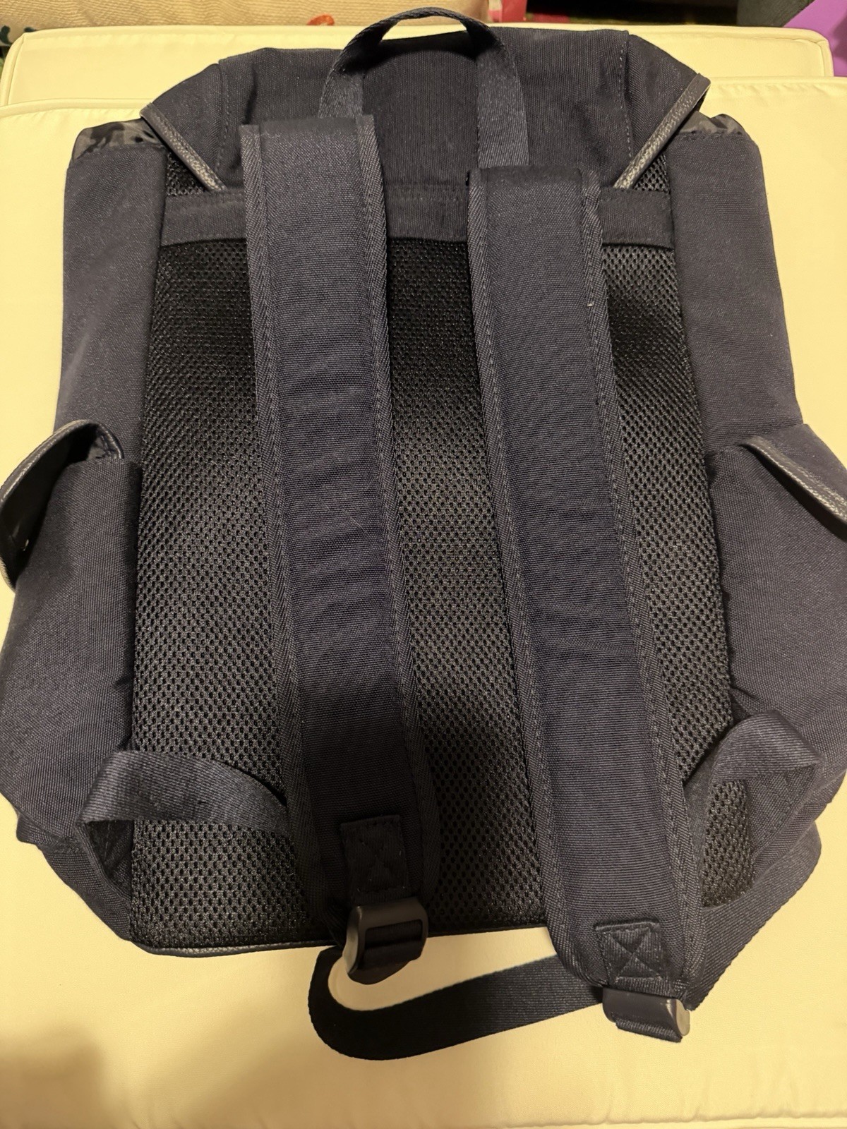 Ralph Lauren Polo 67 Navy Backpack Drawstring Buckle, Adjustable Straps