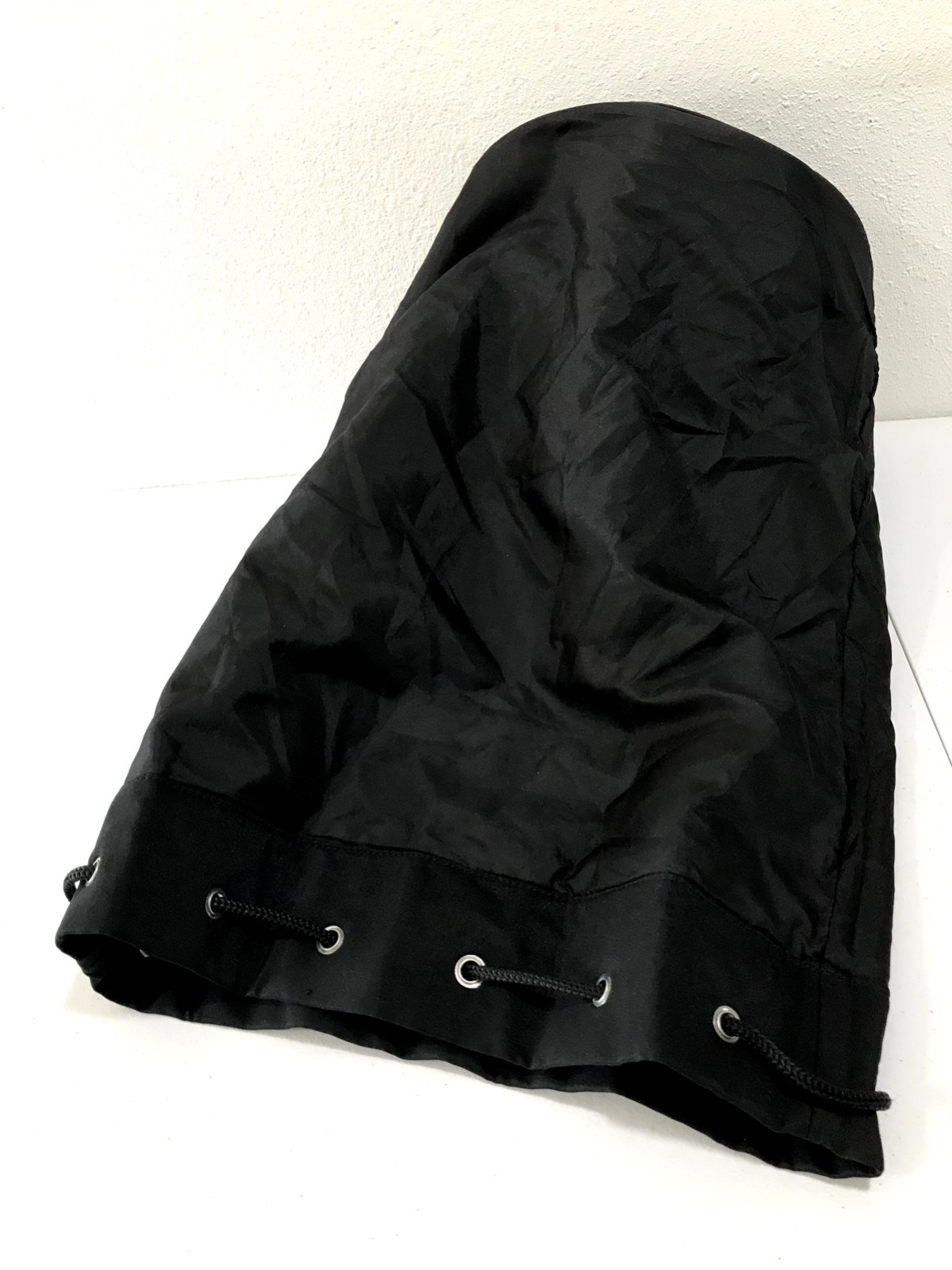 Prada Luna Rossa Extreme Black Drawstring Closure Duffel Sling Bag Shoulder