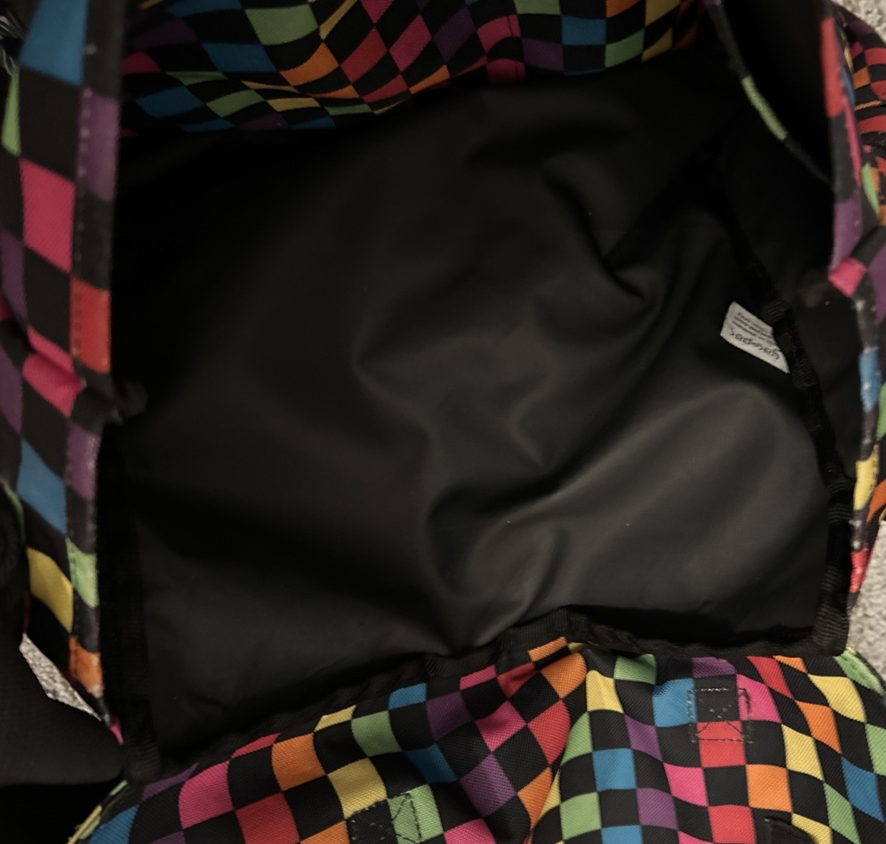 Yak Pak Crossbody Messenger Bag Multi-Color Checkerboard Bag