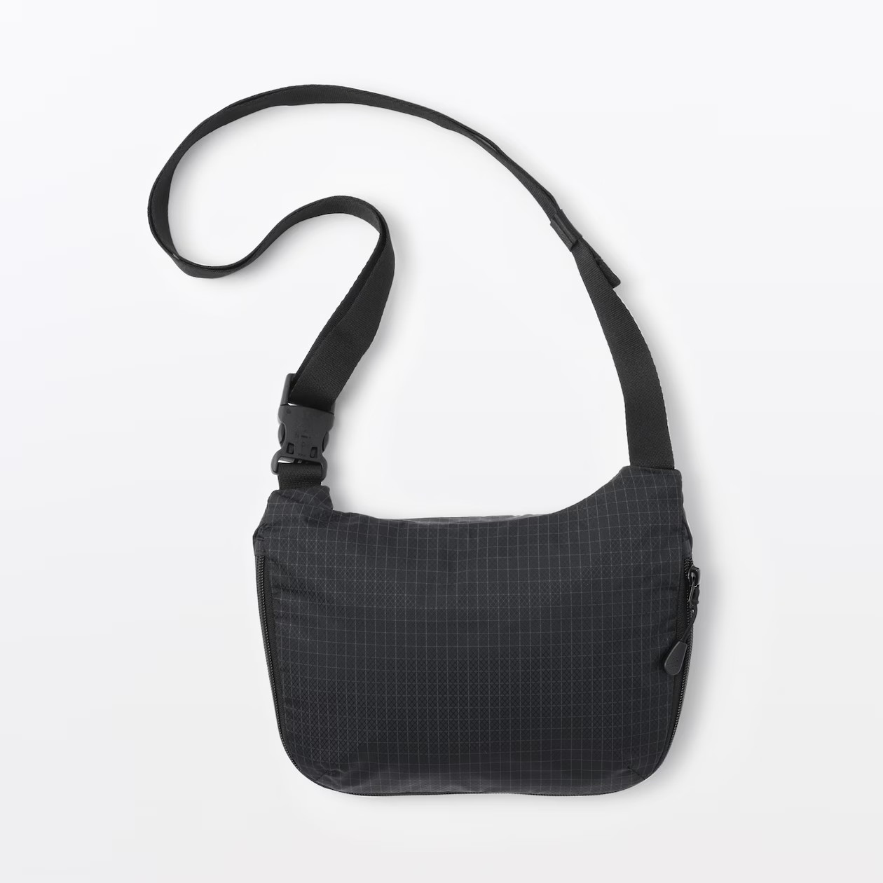 MUJI Water-Repellent Ripstop Mini Shoulder Bag Sling Bag Crossbody Unisex NWT