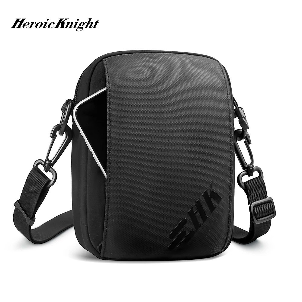 Heroic Knight Casual Men’s Shoulder Bag 6.5″ Phone Woman’s Crossbody Bag Waterpr