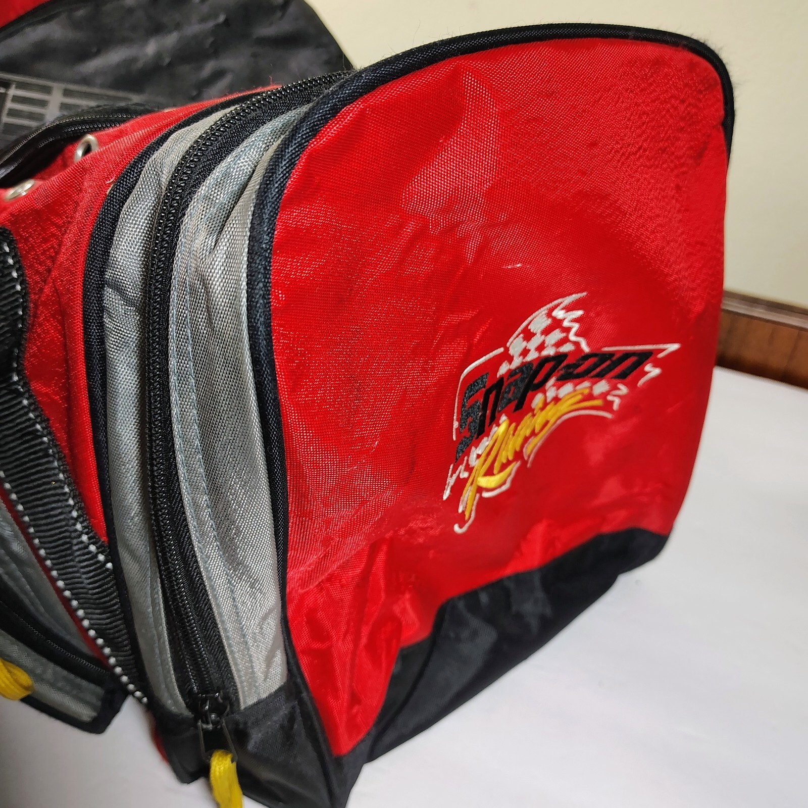Vintage Snap-On Racing Colorful Duffle Gym Bag