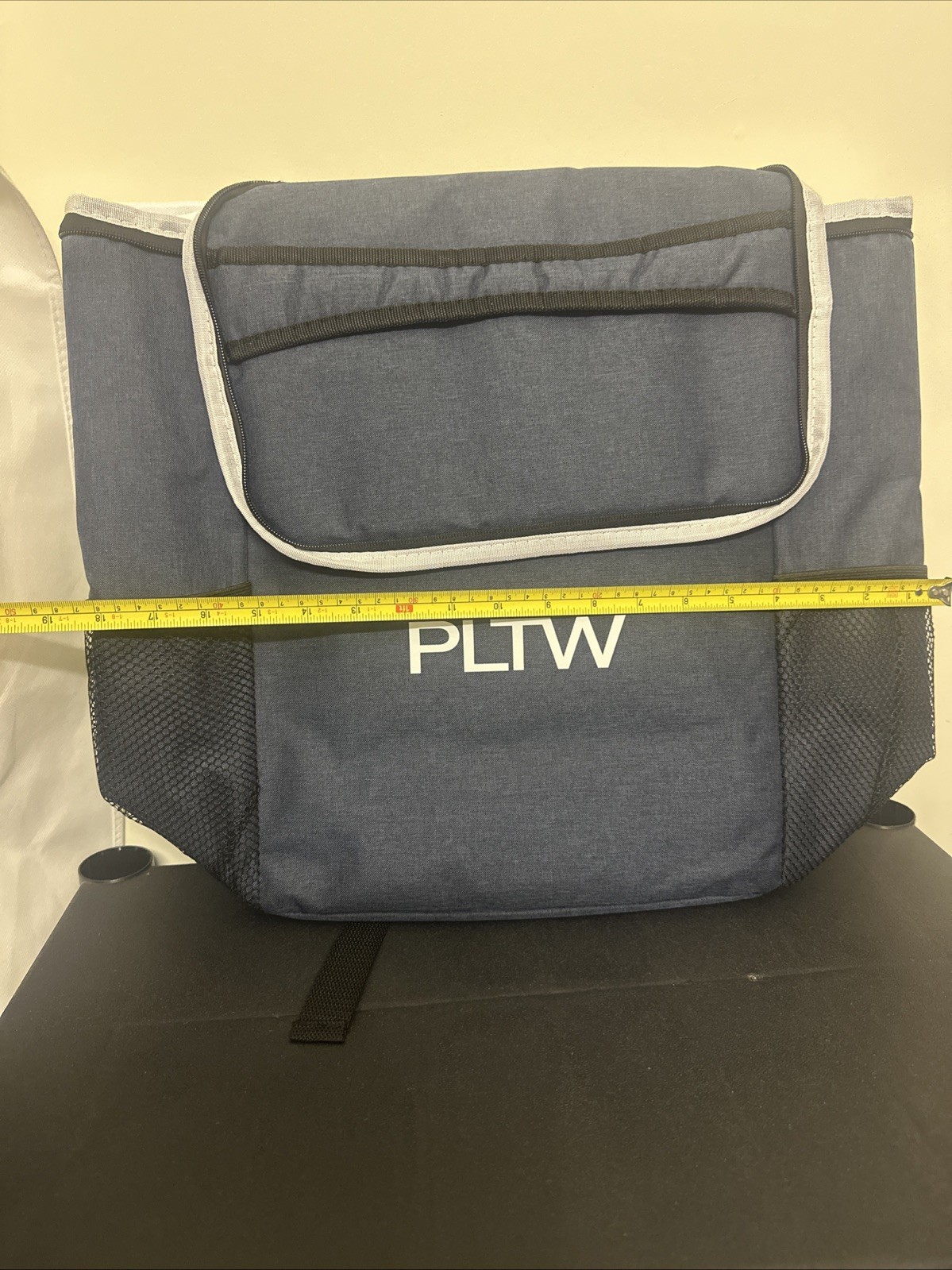 PLTW Unisex Insulated Cooler Backpack Navy Blue