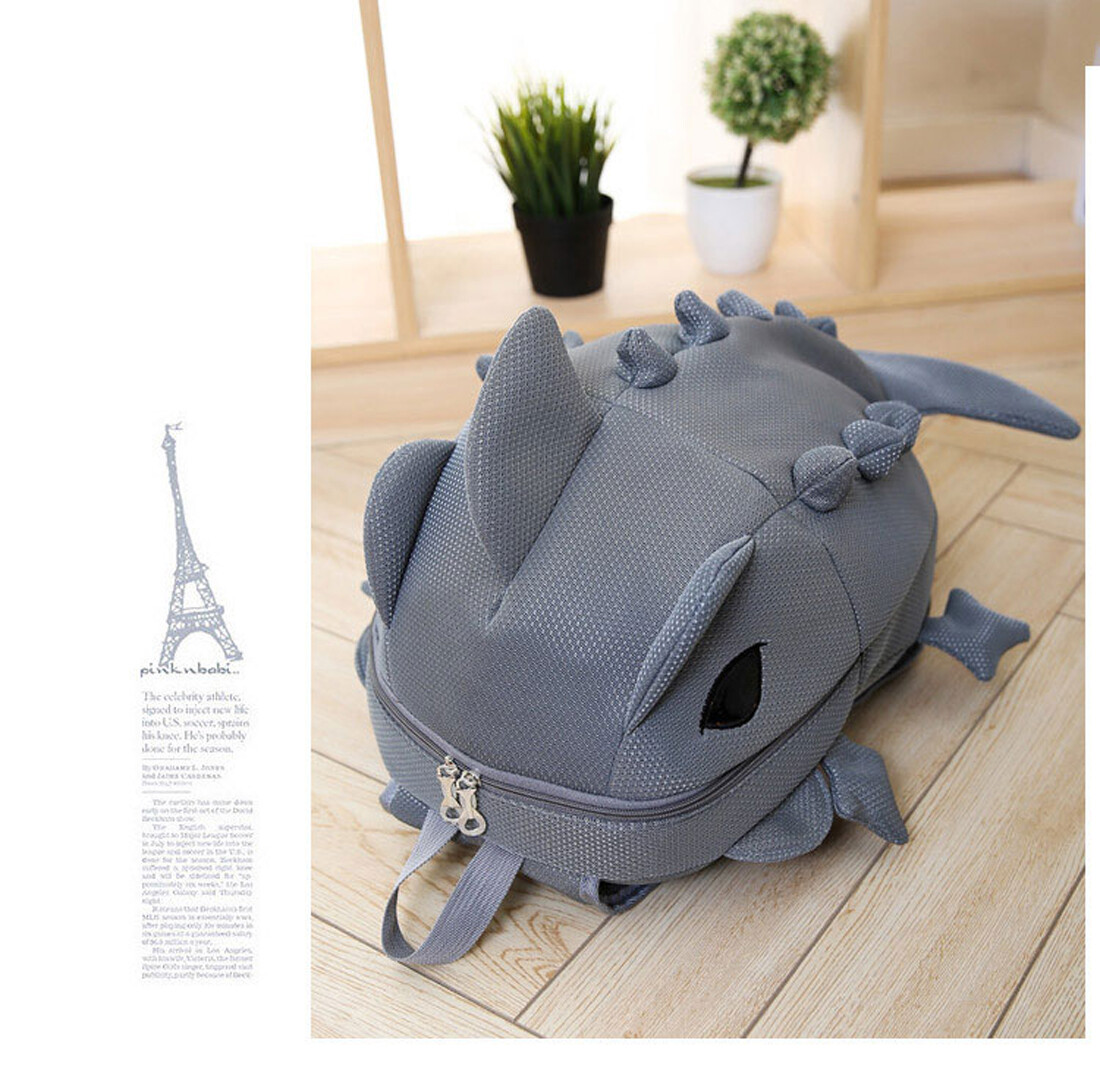 Creative Men Women Cartoon Backpack Dinosaur Rucksack Satchel Travel Hiking Bags