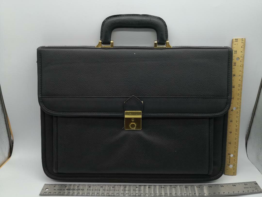 Business Attaché Computer case Unisex Briefcase Document bag Synthetic Leather