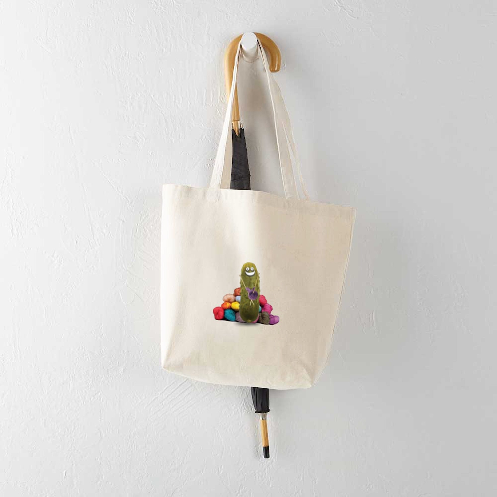 CafePress Knitting Pickle Tote Bag (2034312364)