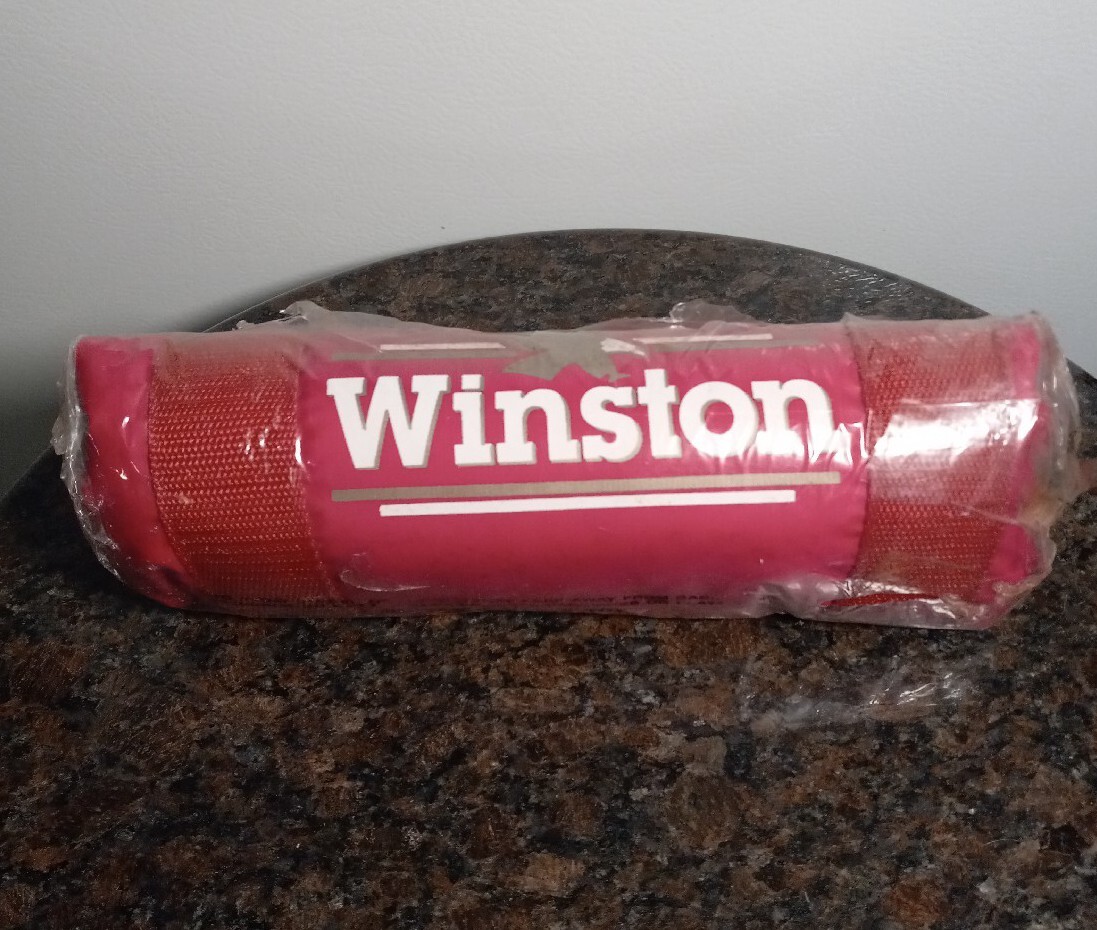 Sealed Vintage 80s 90s RJ Reynolds Red Winston Beach Bag/Duffel Bag
