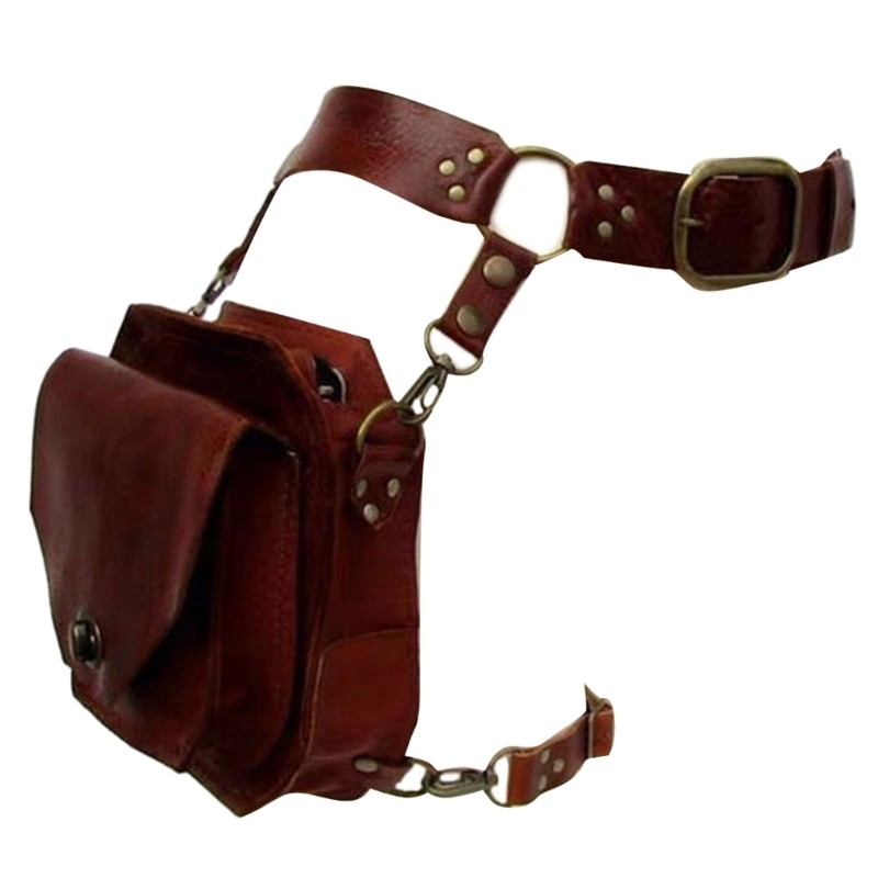 Steampunk Waist Pack Thigh Bag Medieval Waist Belt Drop Leg Bag Waist Bag