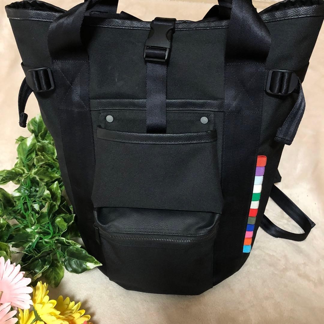 Very Good Condition Porter Collaboration Jam Homemade Backpack Black Large
