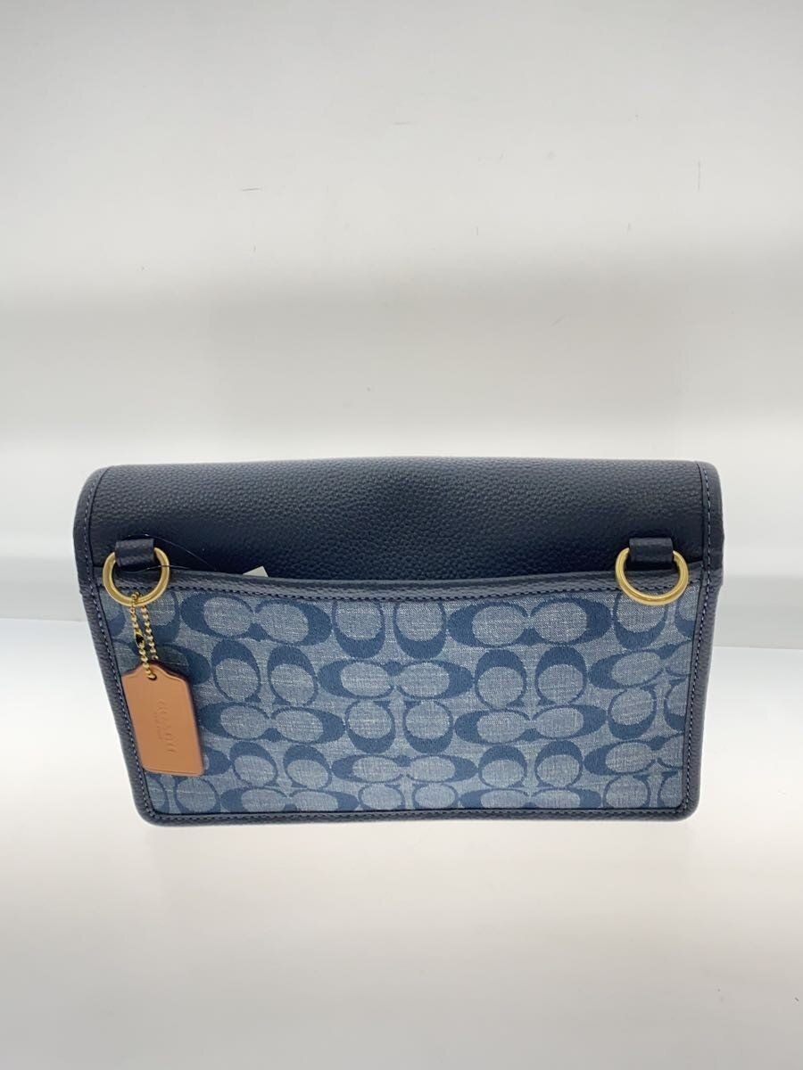 Coach Shoulder Bag Blu Total Pattern M2144-C6583 Used
