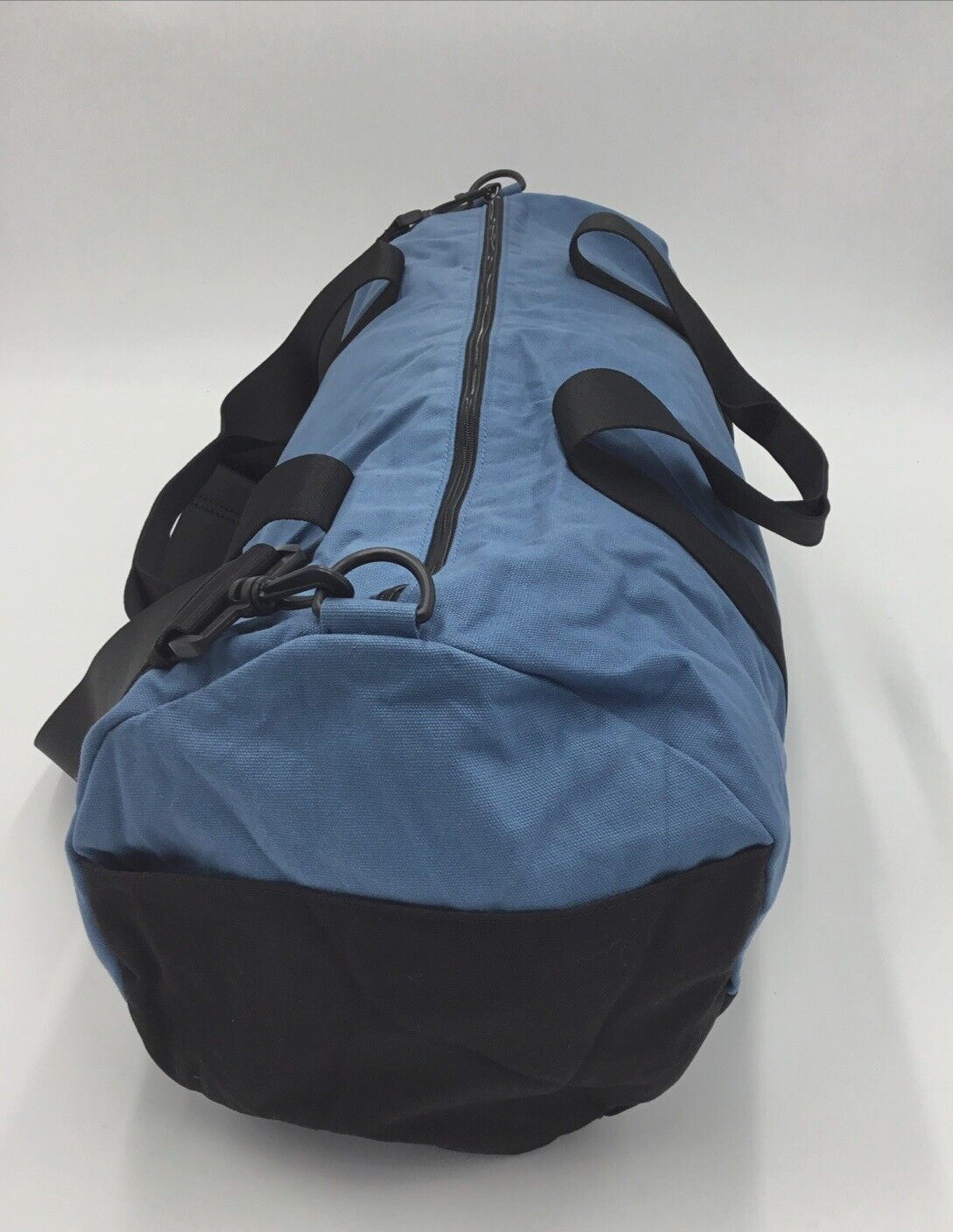 Calvin Klein Canvas Duffle Bag with Casual Logo, Blue