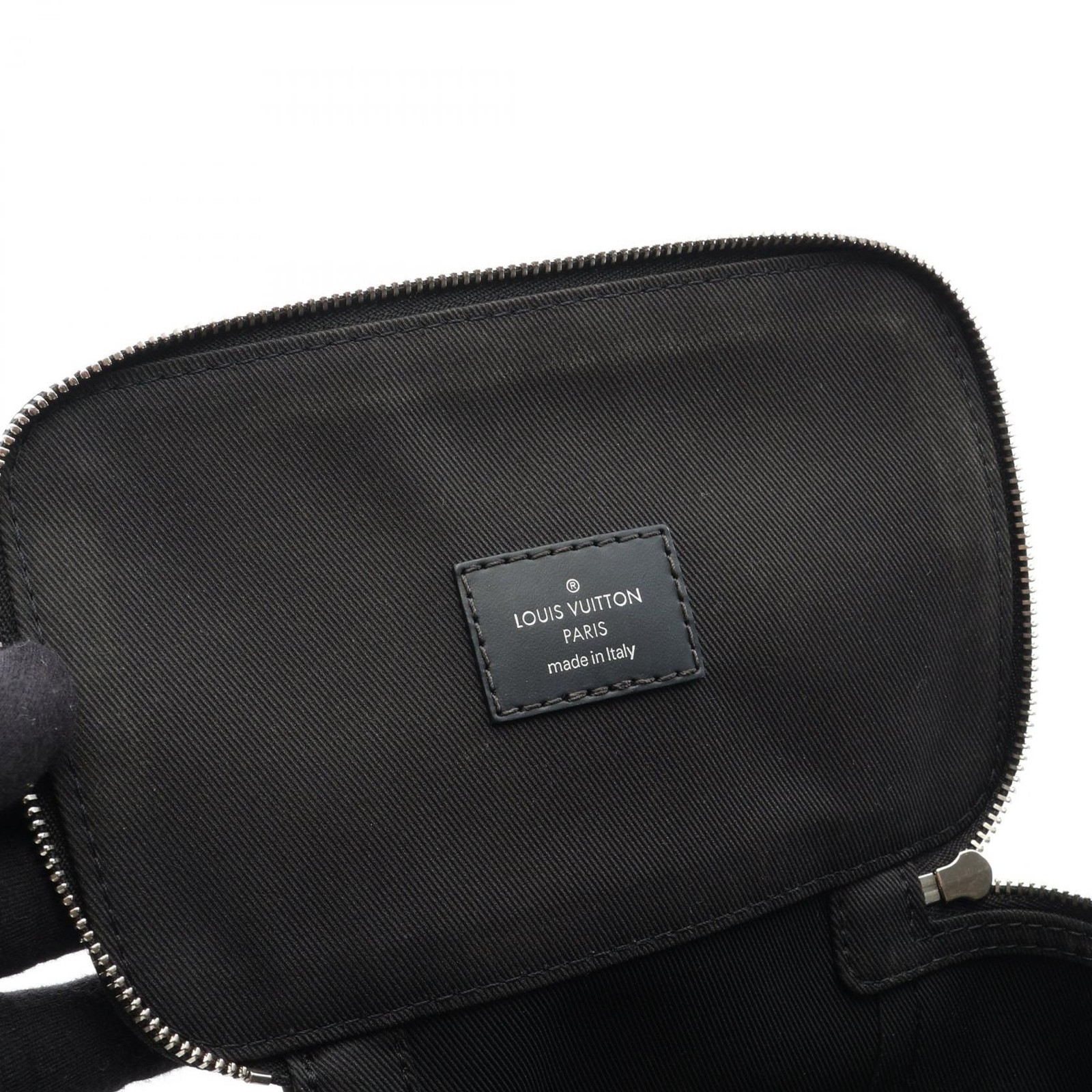 LOUIS VUITTON Rangement PM Pouch purse bag N40181 Damier graphite leather