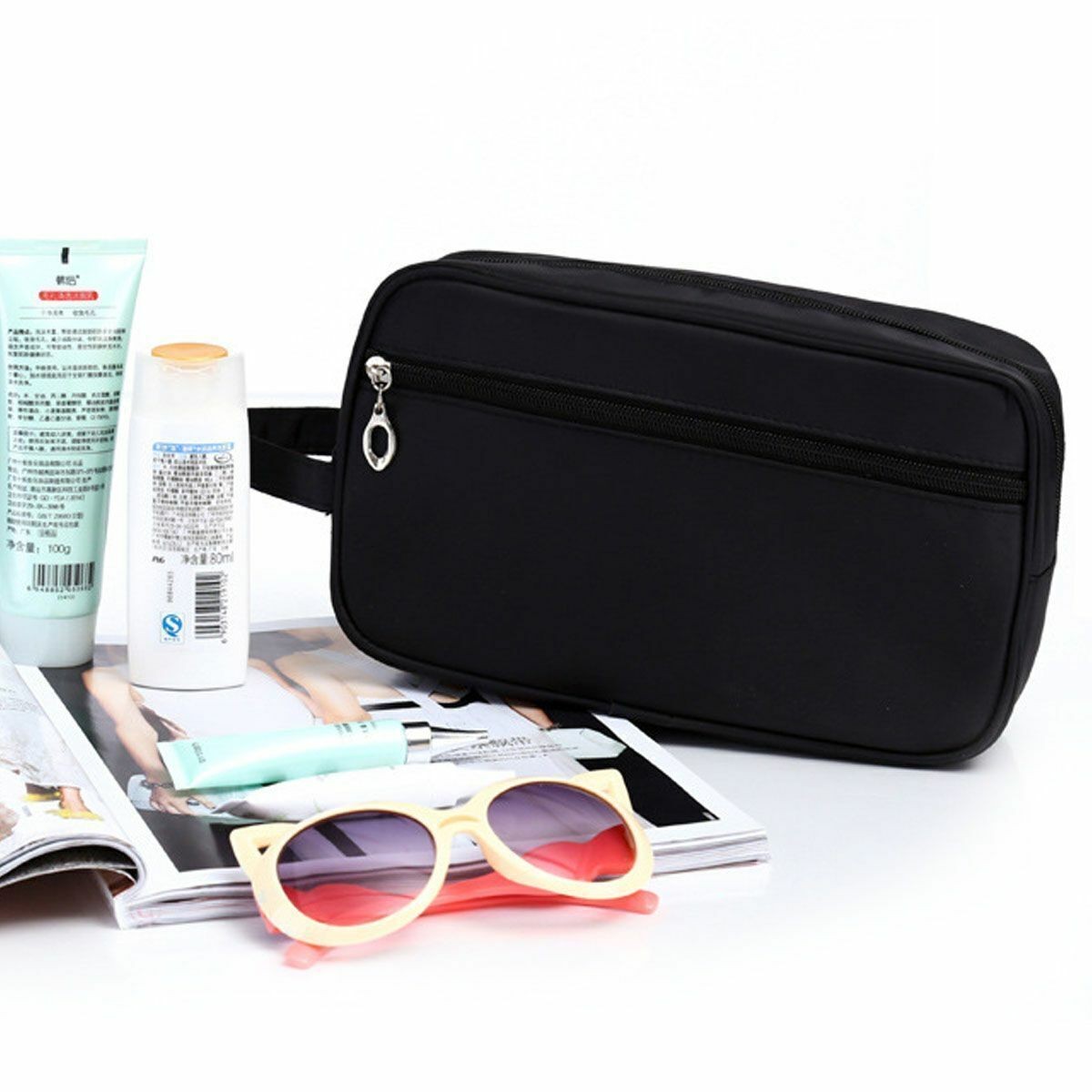 Travel Toiletry Bag Dopp Kit for Men & Women Cosmetics Makeup Shaving Organizer