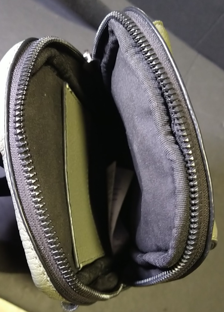 Calvin Klein Men’s Olive Crossover Crossbody Pouch Bag