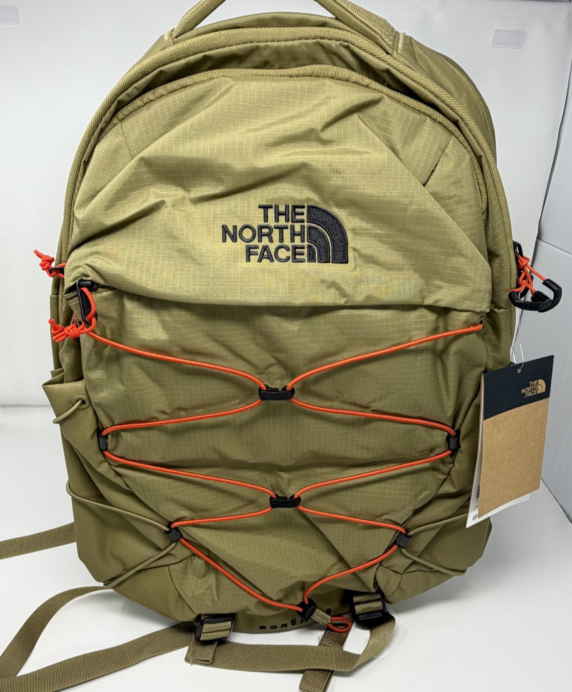 The North Face Borealis Backpack Cedar/Lava Red NF0A52SEMTY – NEW + FAST SHIP