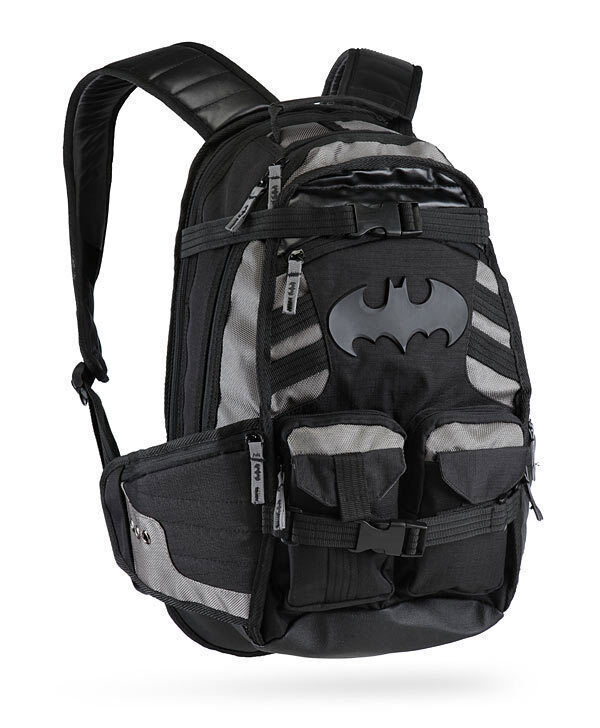 Black Knight Bat Batman Schoolbag Backpack Outdoor Travel Shoulder Bag Knapsack