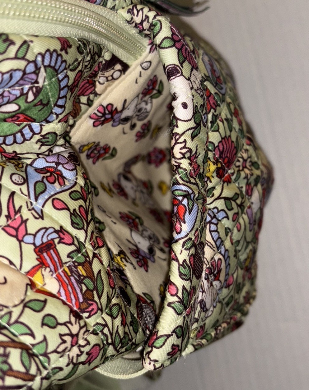 Vera Bradley Bancroft Backpack Bag Snoopy Country Club Peanuts Paisley