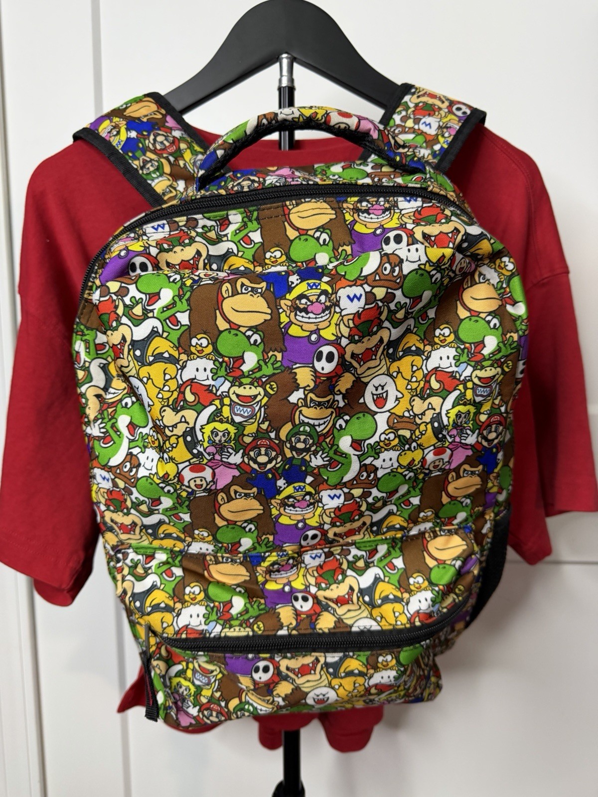 Nintendo Official Super Mario Multicolor Backpack