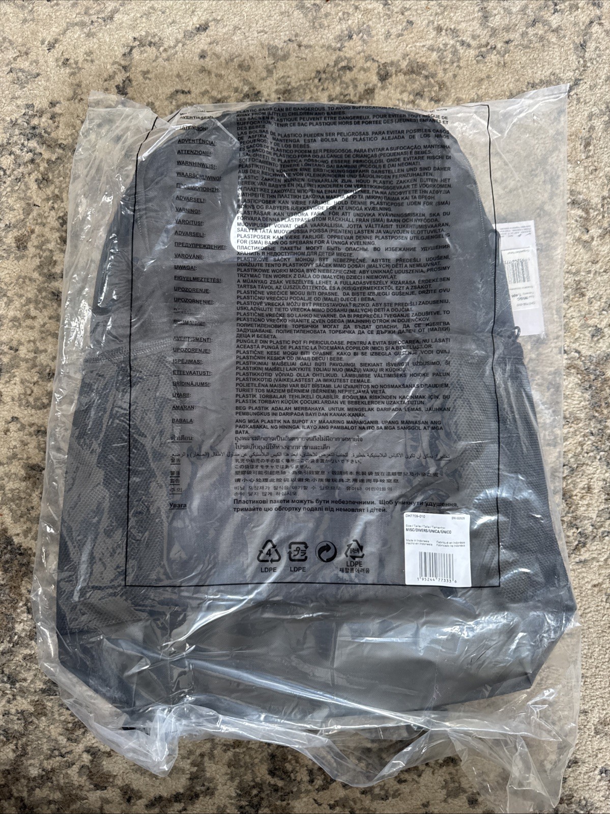 NEW Nike Brasilia Medium School Gym Backpack Book Bag Black DH7709-010