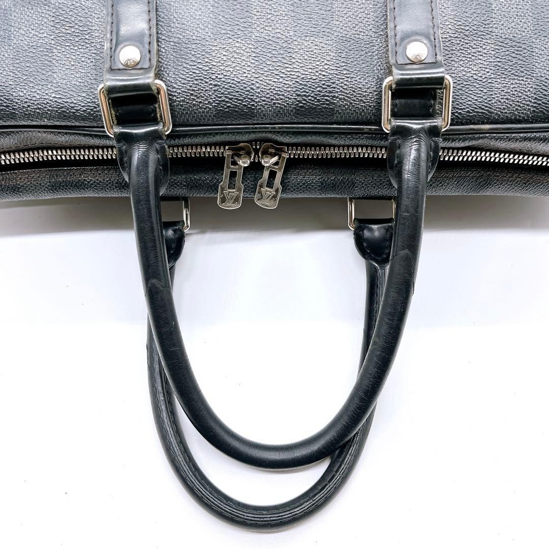 LOUIS VUITTON Briefcase Porte Document Voyage N41125 Damier Graphite Black Gray