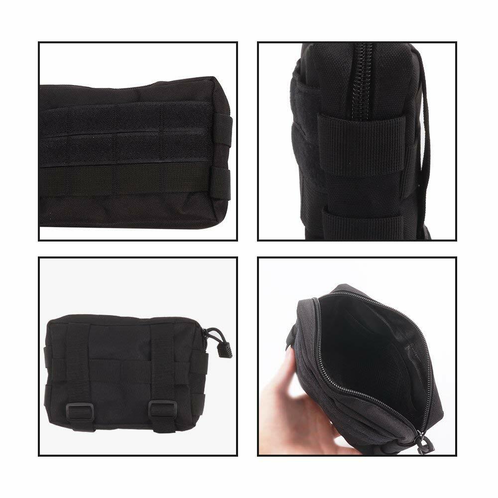 Tactical Molle Pouch EDC Multi Purpose Utility Belt Bag Waist Pack Small – Large