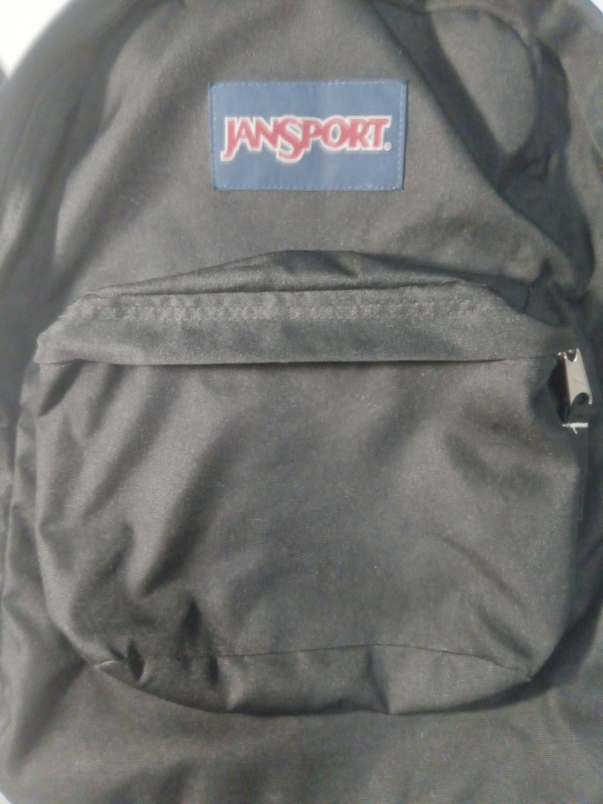 Jansport T501 Superbreak Black Backpack Zipper Bookbag School Camping Hiking