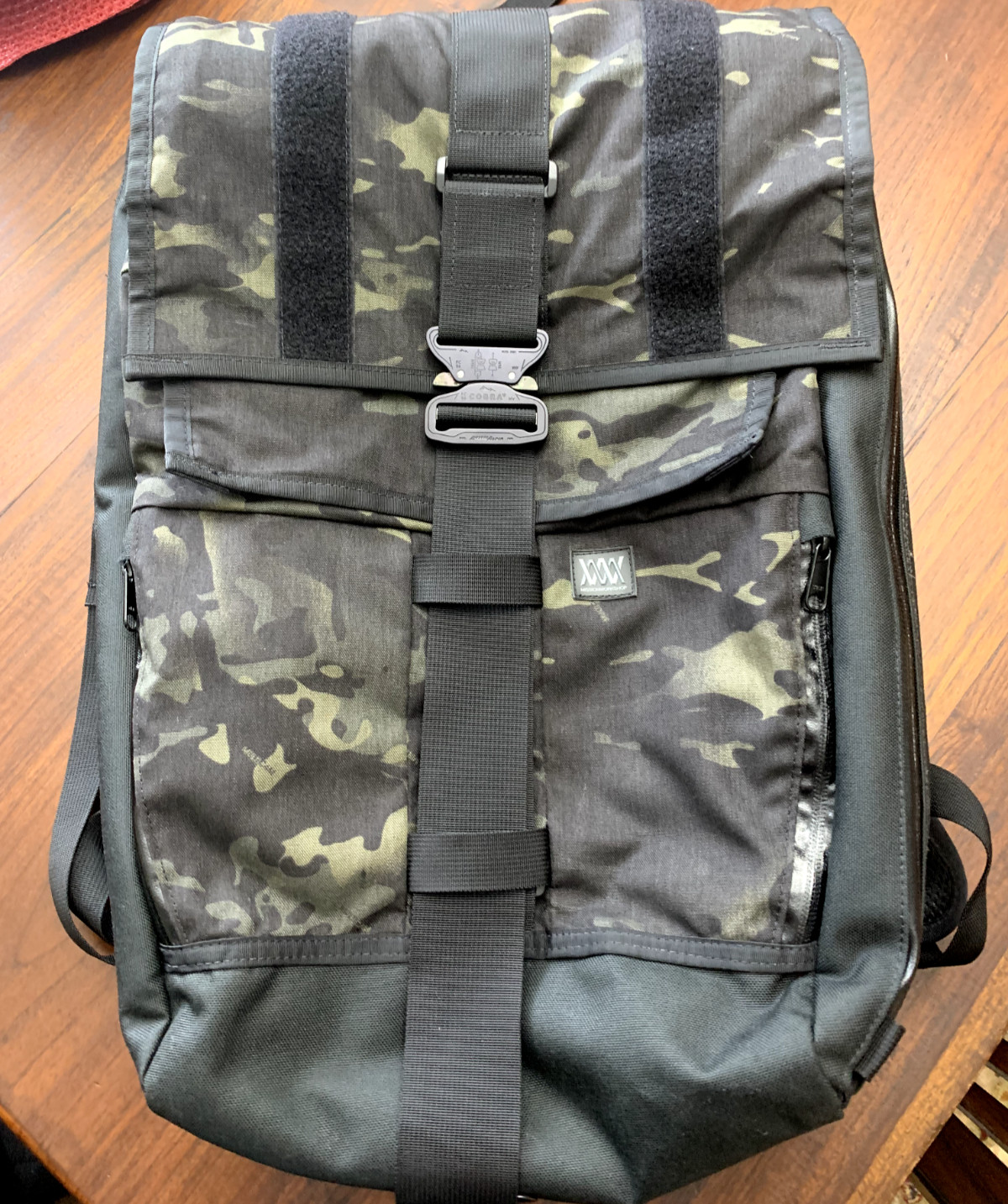 Mission Workshop Vandal Backpack (29L – 65L) Black Camo with COBRA Buckle