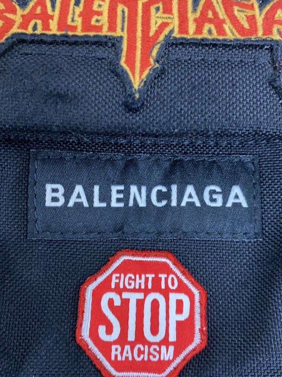 BALENCIAGA Shoulder Bag Material Nylon Color Black Size Width 5.5 in Unisex 99