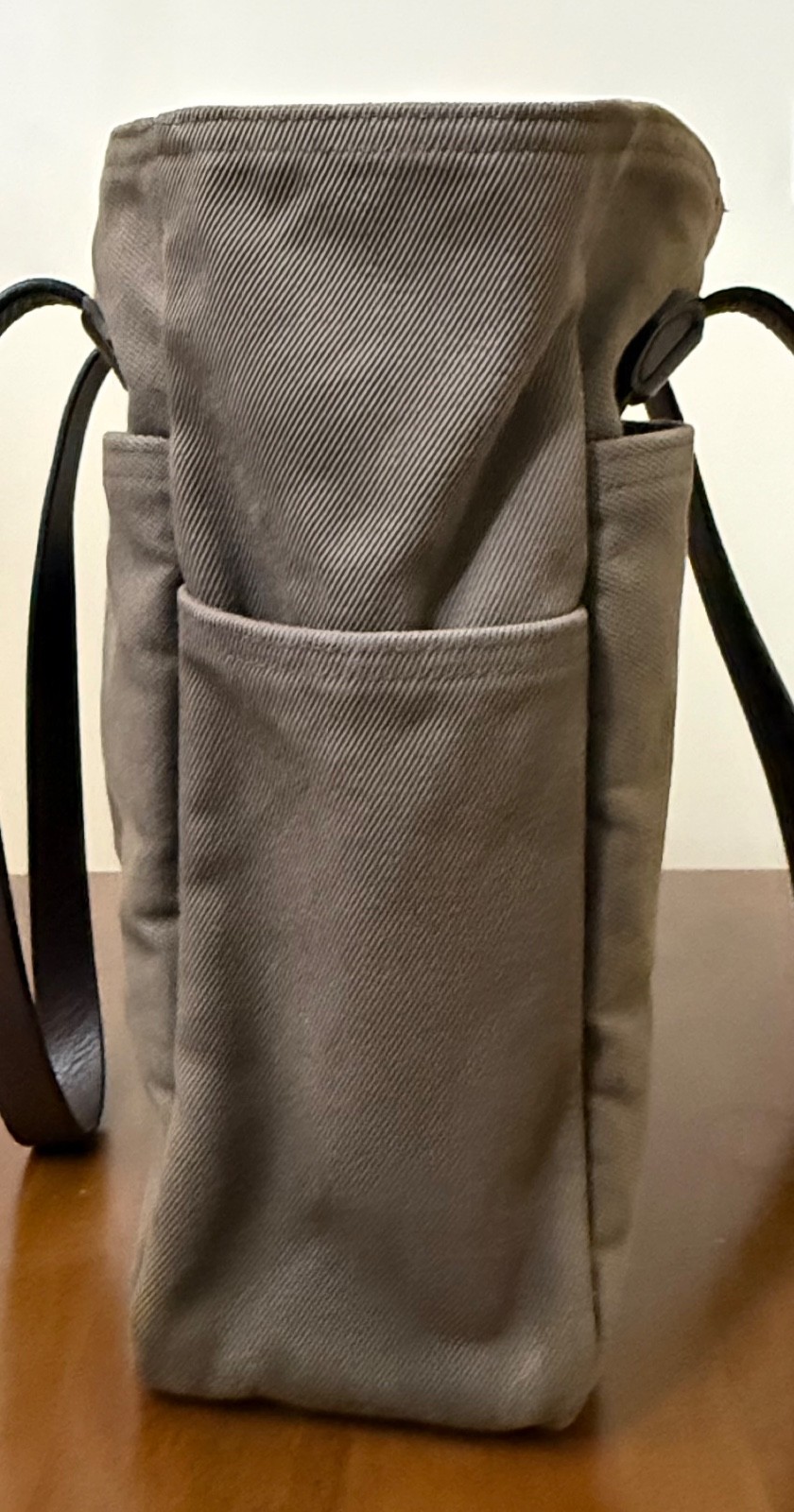 Filson 260 Open Tote Bag Otter Green Rugged Twill Leather Made in USA