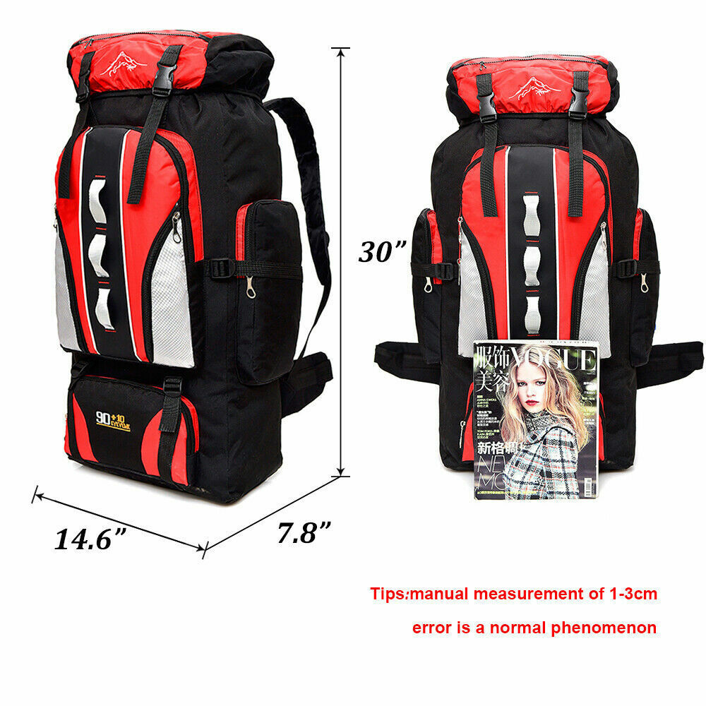 35L/70L/100L/130L Outdoor Tactical Backpack Rucksack Camping Hiking Bag Travel