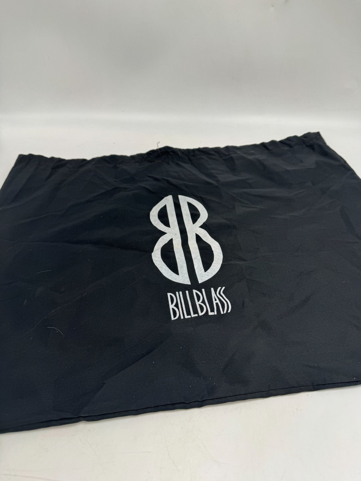 NWT Bill Blass Bomber Leather Collection Duffel Bag W/ Dustbag Black Travel