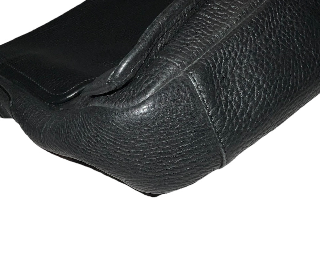 Dunhill Black Leather Messenger Bag Crossbody/Shoulder Bag