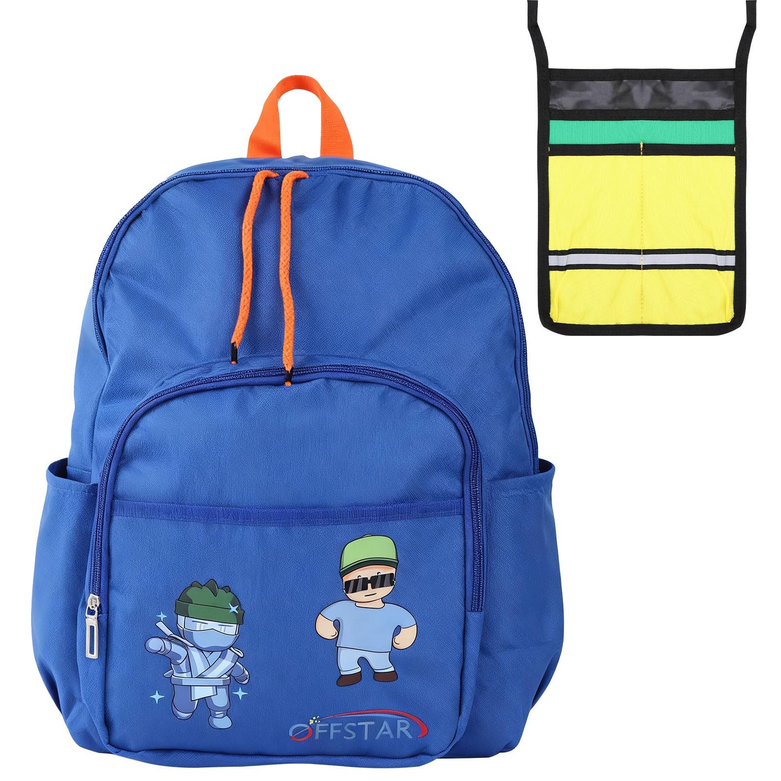 Blue Leisure Backpack Sports Gym Travel School Computer Bag Men Women Pack
