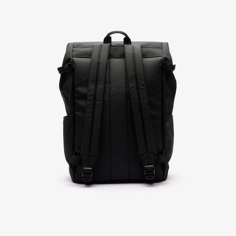 Lacoste Rucksack for Men and Women, Neo Crocodile Rectangular Backpack, 21L