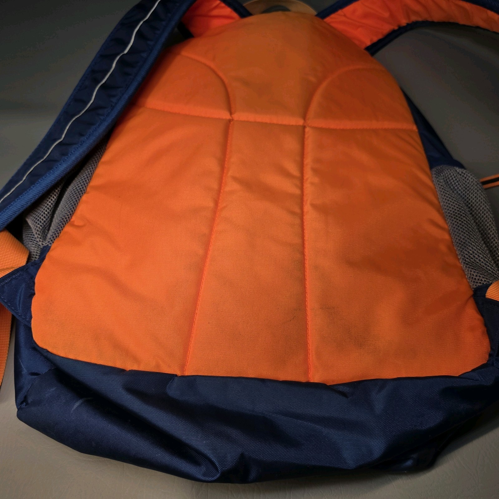 LL Bean Explorer Backpack Blue/Orange Hiking Bag Camping Outdoors Multi Compartm