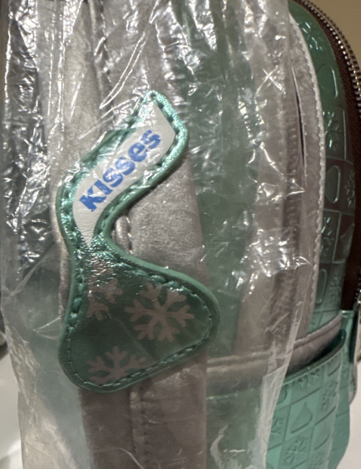 Loungefly Hershey’s Kisses Mint Truffle Mini Backpack Mint Green NWT