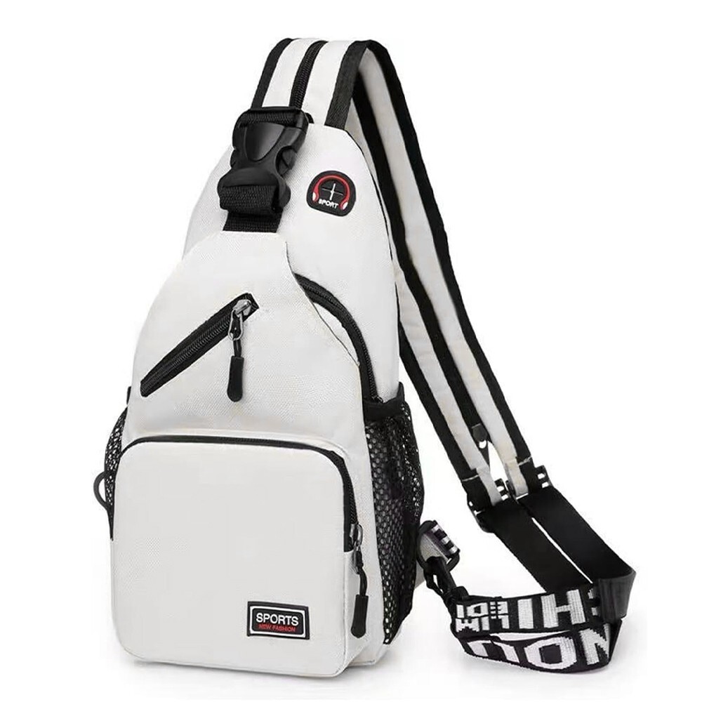 Men’s Backpack Nylon Sling Bag Chest Shoulder Fanny Pack Crossbody Sport Travel