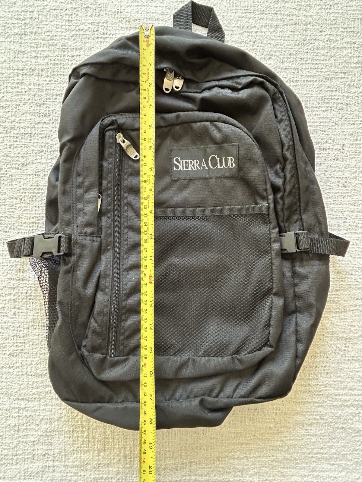 Sierra Club Black Backpack packable Lightweight EUC