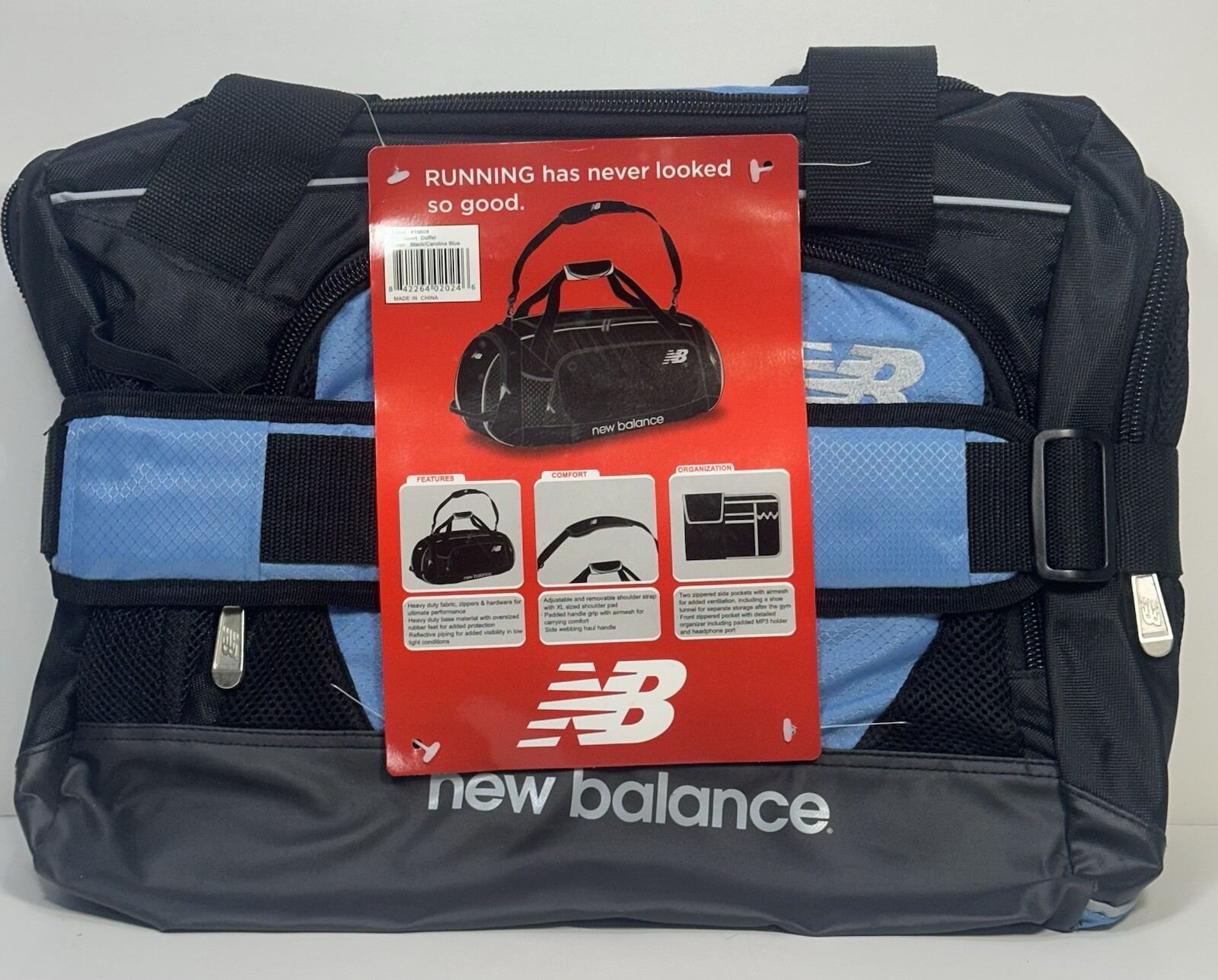 New Balance XL 26″ Sport Duffle Bag in Carolina Blue Brand New