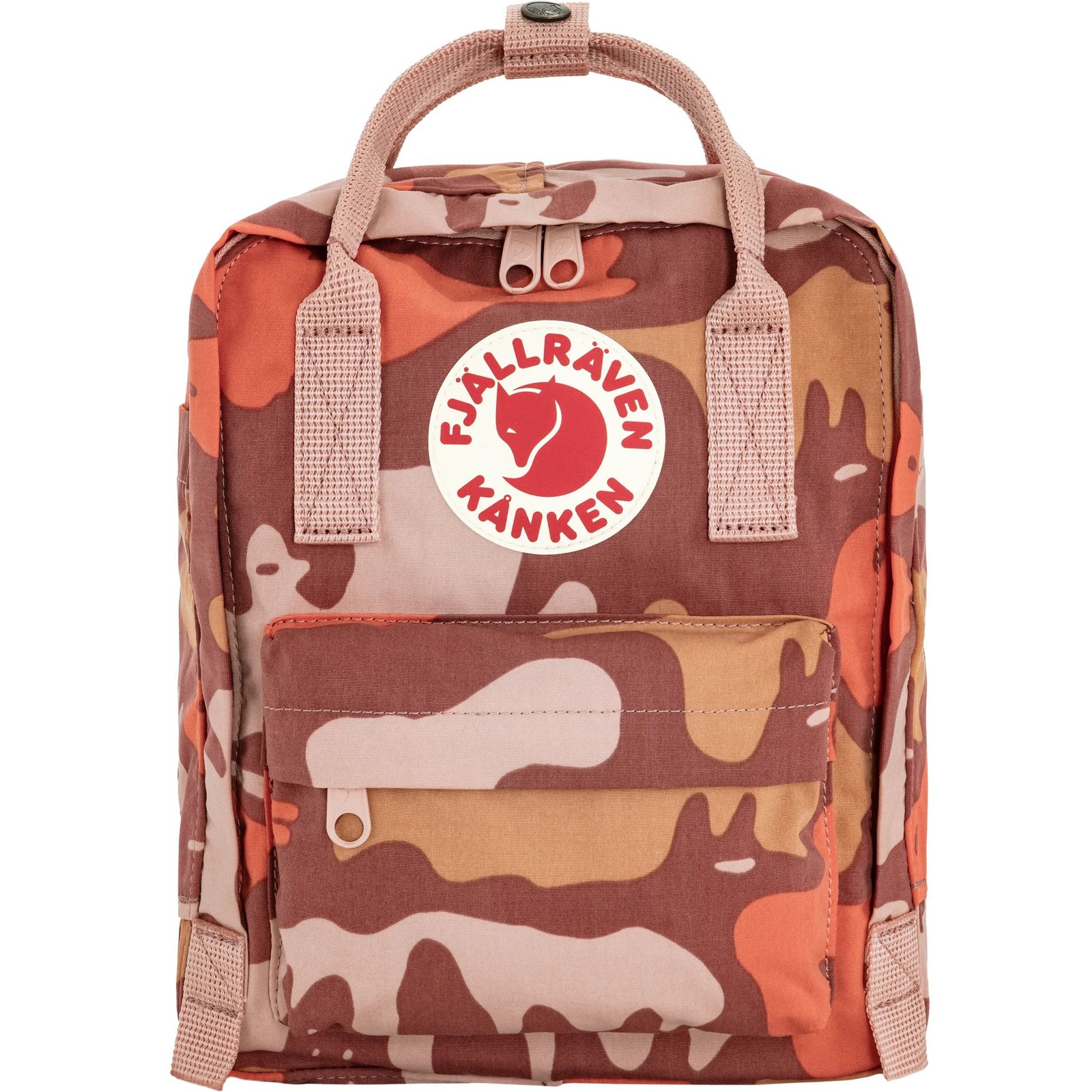 Fjallraven Kanken Graphics Mini Backpack, ChalkRose/Hidden Animals