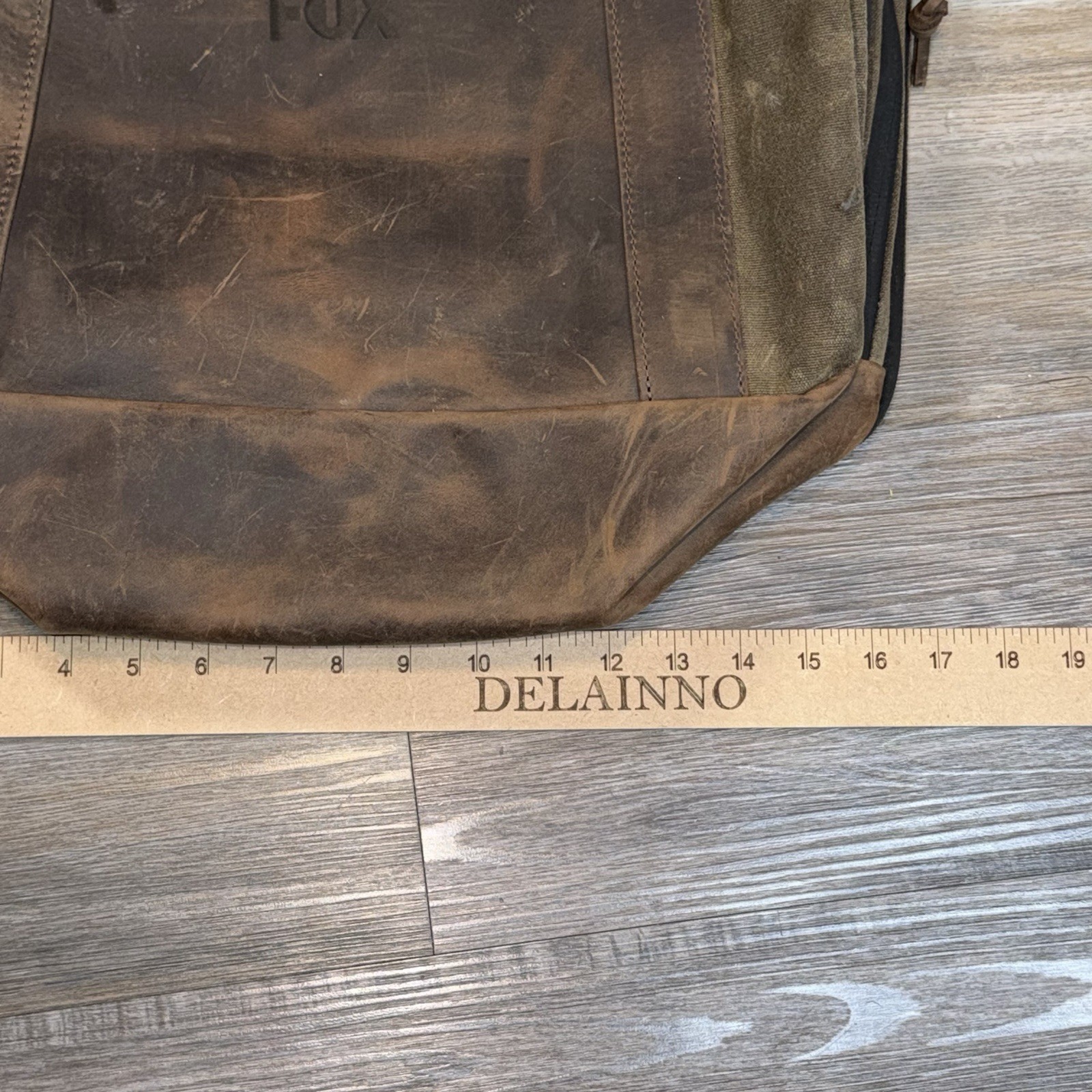 WaterField Designs Atlas Executive Athletic Holdall Waxed Canvas Premium Leather