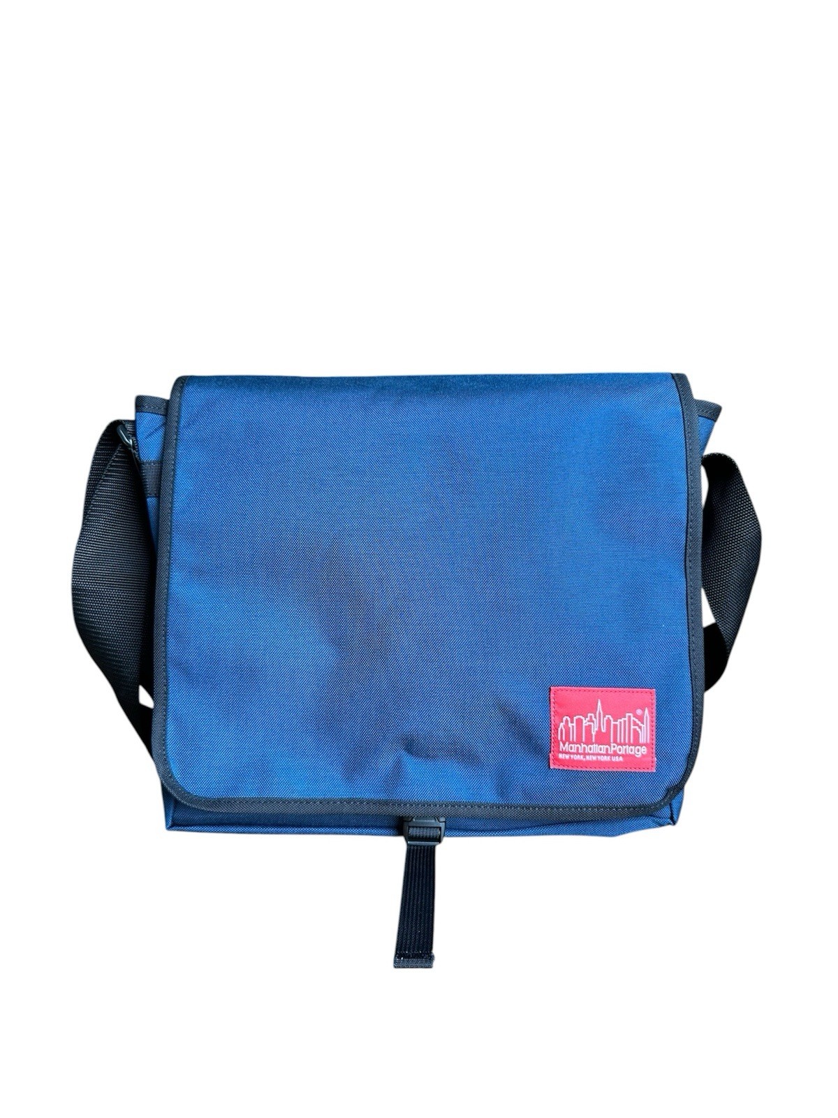 Manhattan Portage Navy DJ Bag Messenger Shoulder Bag – Medium