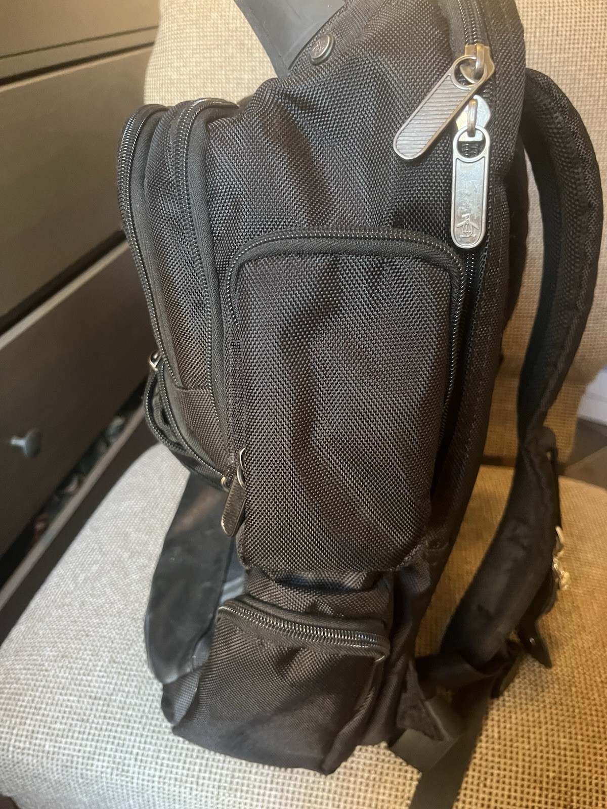 Black Original Penguin Munsingwear Backpack