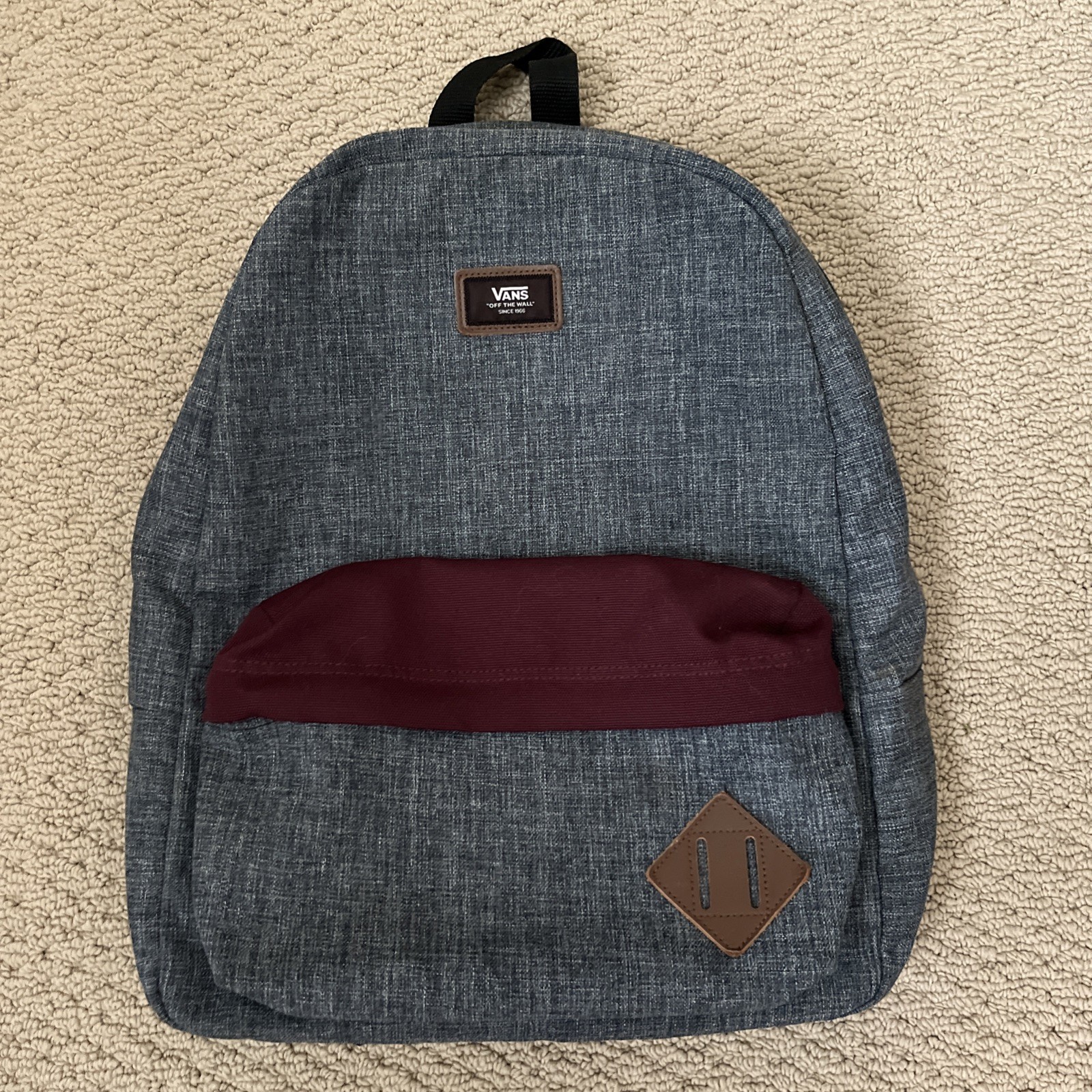 Vans Off The Wall Men’s Old Skool IlI Gray/Burgundy Backpack Bag