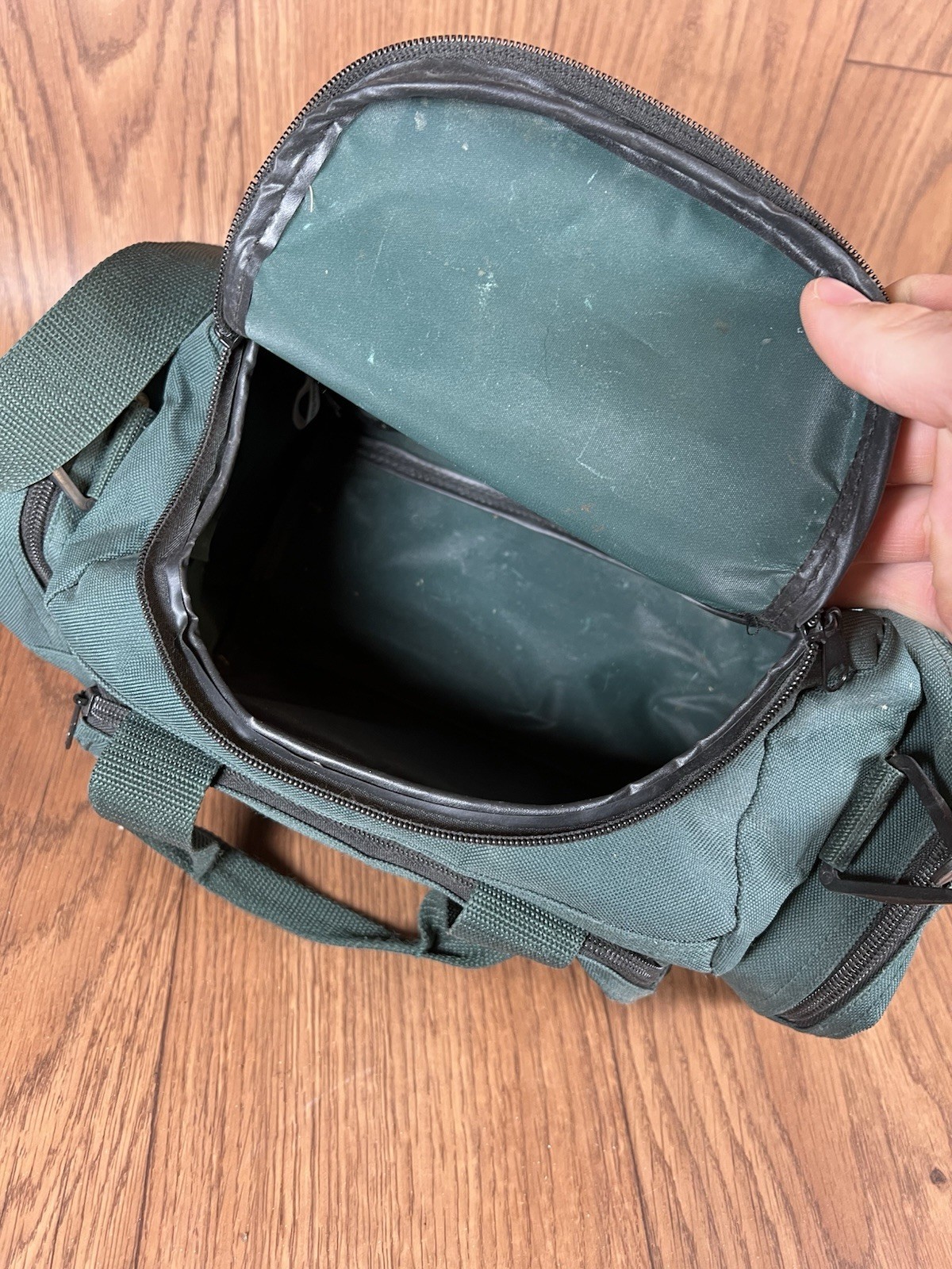 Cabela’s Outdoor Gear Green Utility Duffle Bag Travel Fishing Camping Small Tote