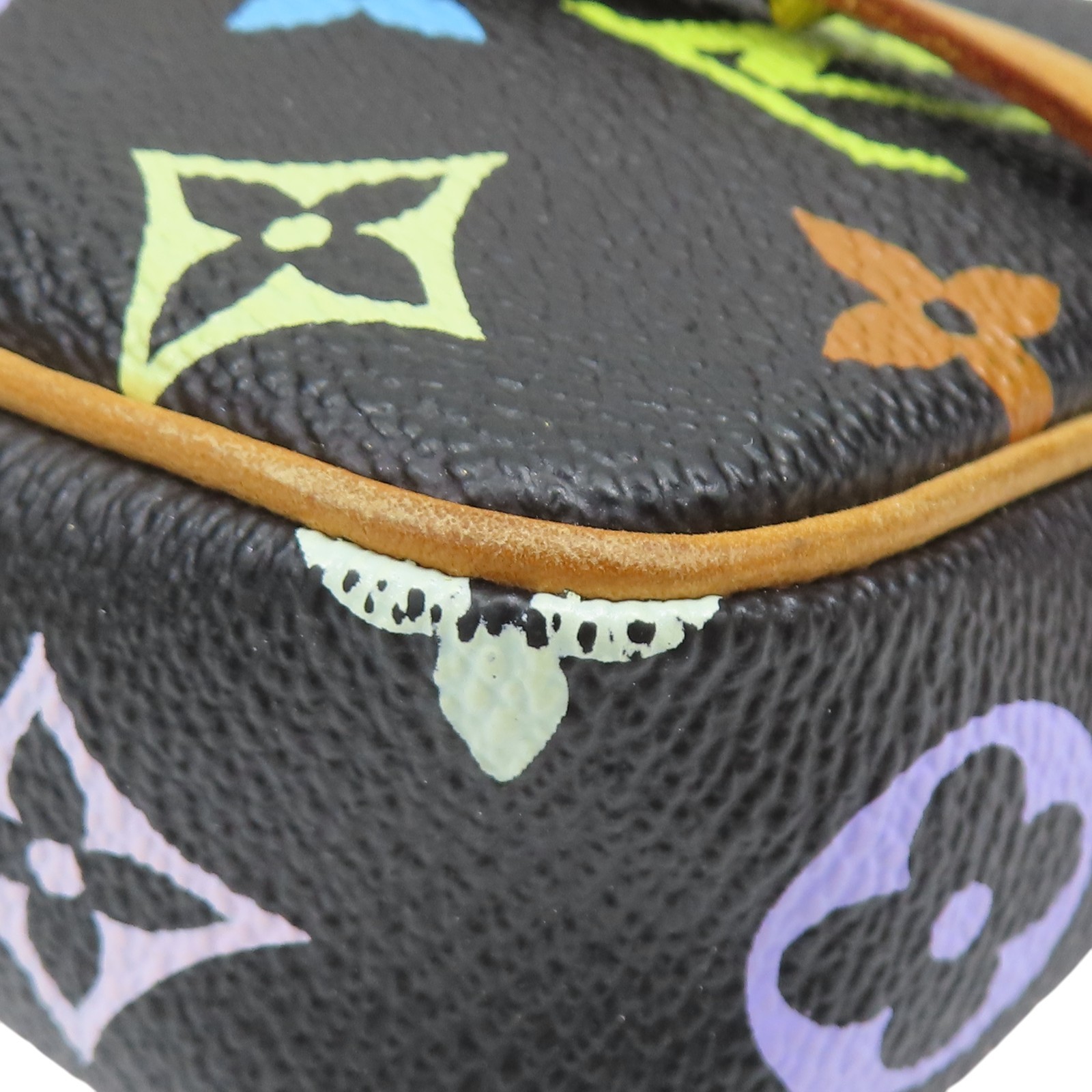 LOUIS VUITTON Pochette Accessoire Shoulder Bag Monogram Multicolor Black