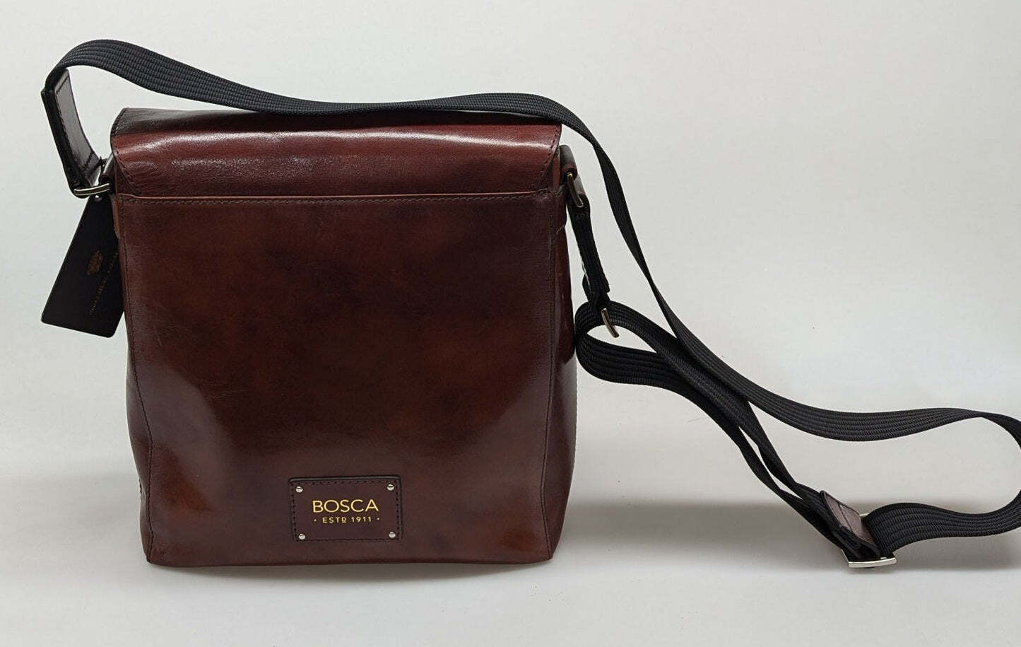 Bosca Old Leather Dark Brown Man Messenger Bag #814-58