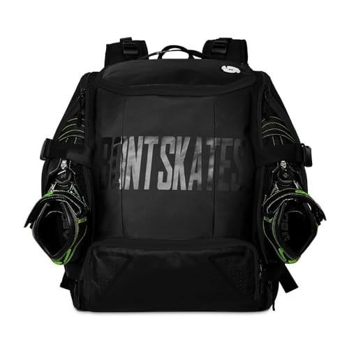 Multi-Sport Skate Backpack Travel Bag for Inline, Ice, Quad & Speed Skating